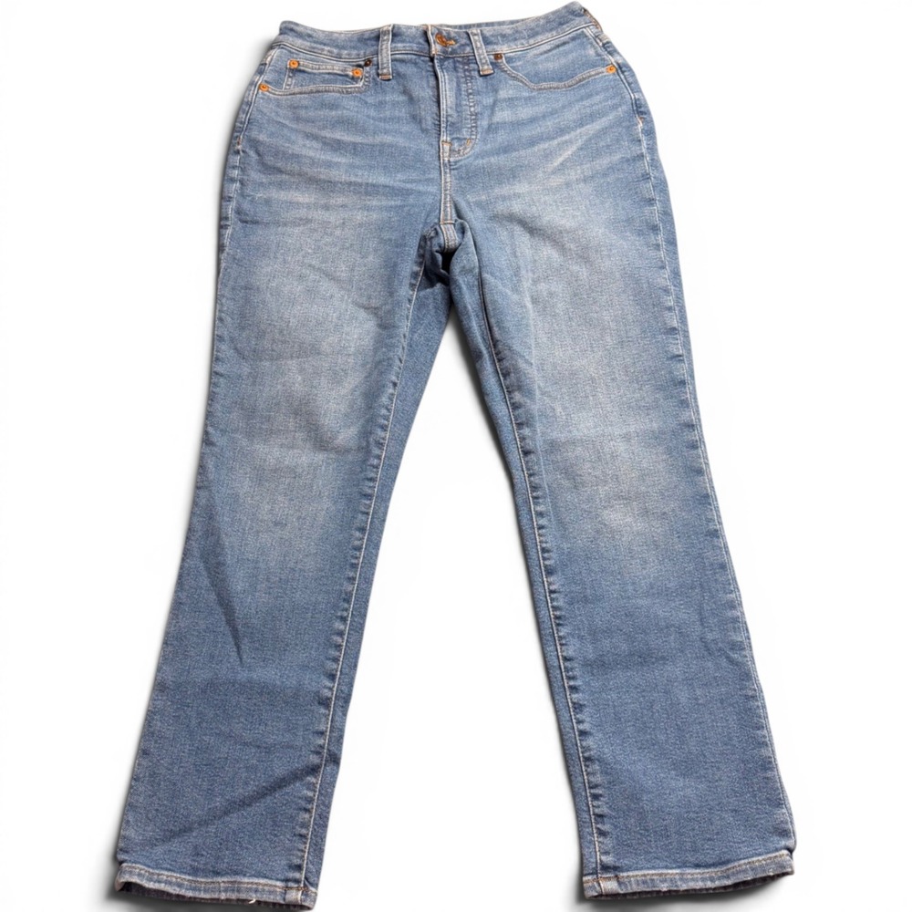 Madewell Curvy Perfect Vintage Jean 28P Medium Wash High Rise Tapered Petite